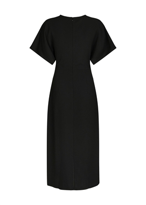 Miloine drape kjole Black Neo Noir 